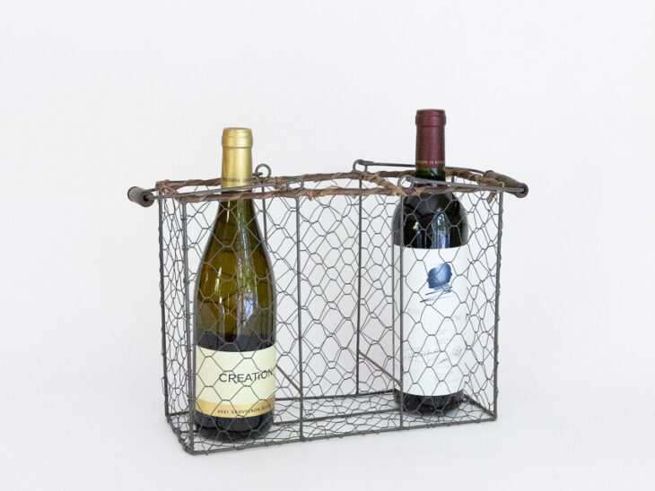 Vintage Bottle Carrier (wire)